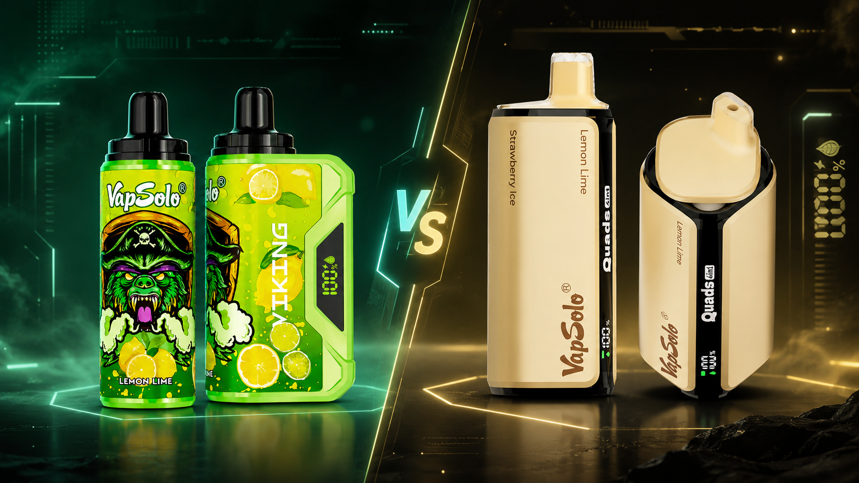 Compara&ccedil;&atilde;o entre vape 12K e 80K