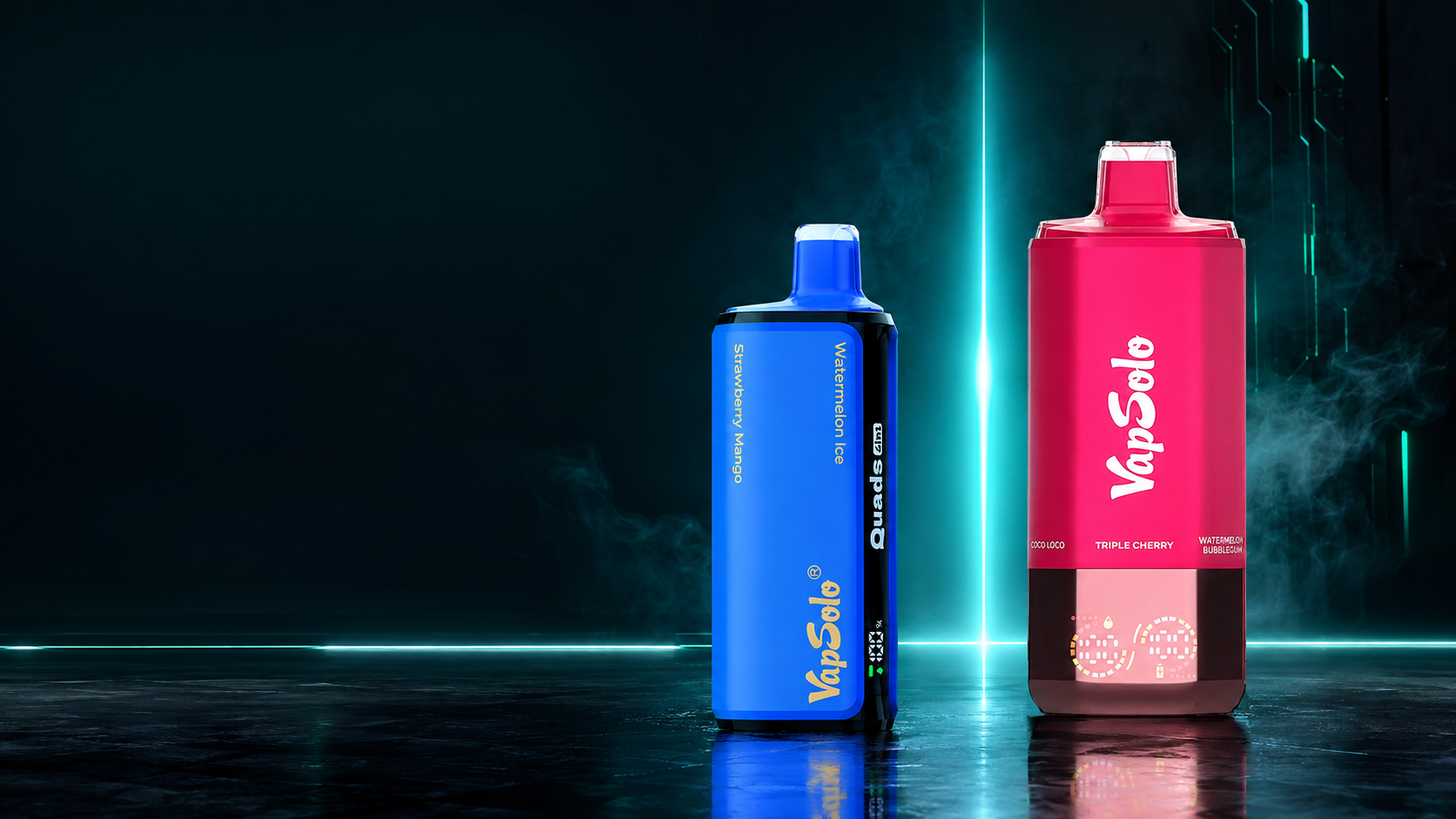 Comparação informativa entre Vapsolo Quads 80K e Sixer 180K